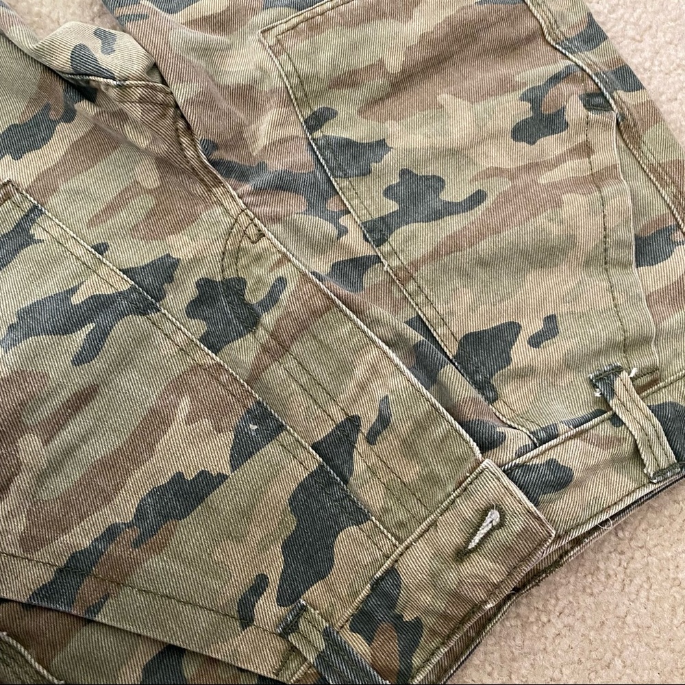 Free people we the free camo fatigue high waisted - Picture 4 of 9